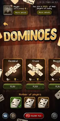 Dominoes android App screenshot 1